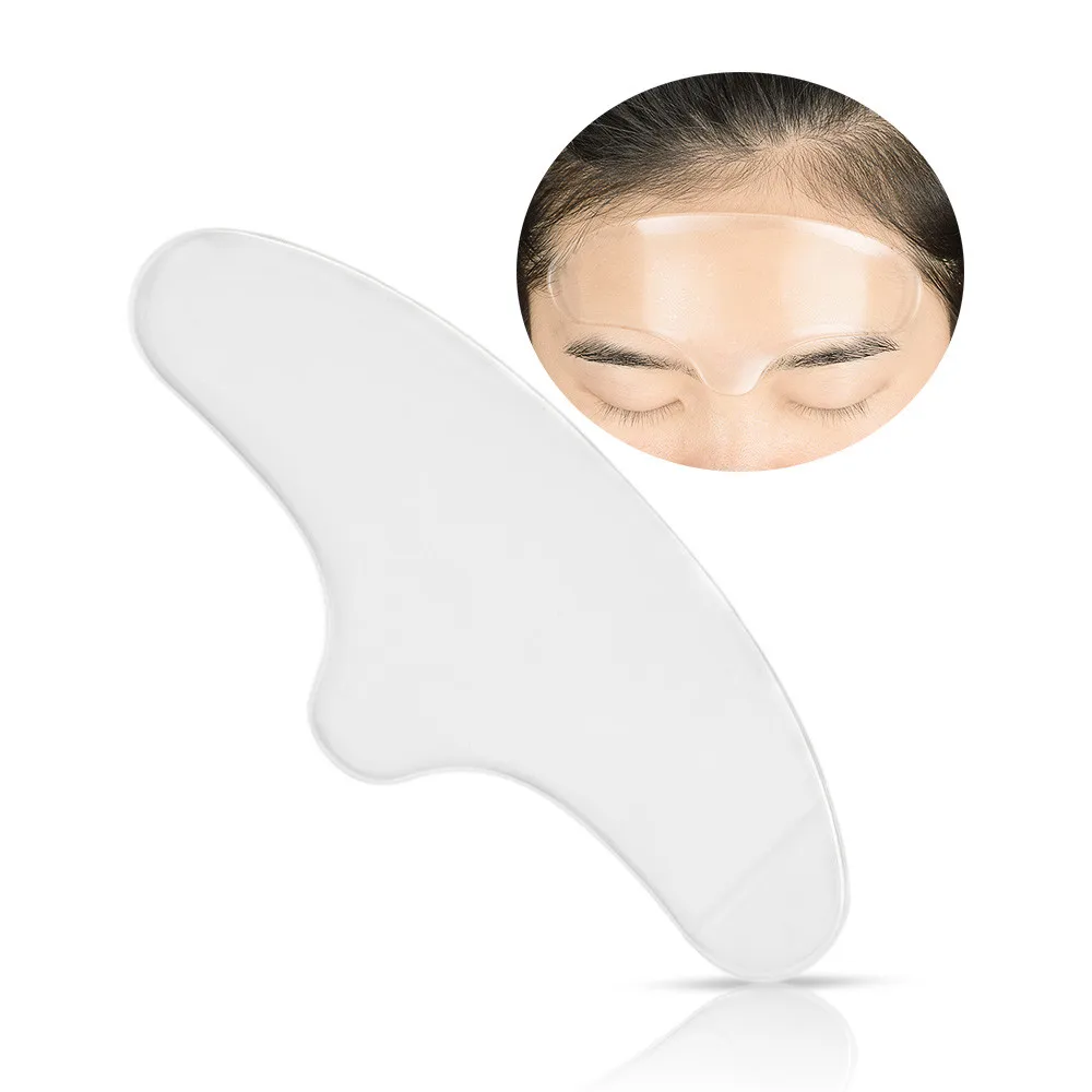 

ELECOOL 1pc Reusable Silicone Transparent Neck Forehead Anti-Wrinkle Sticker Eliminate Wrinkles On Neck Area for Face Care Tool