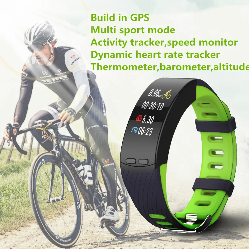 GPS Outdoor Sport Professional Smart Band Smart Wristband with Heart Rate tracker for IOS and Android for men and women bracelet