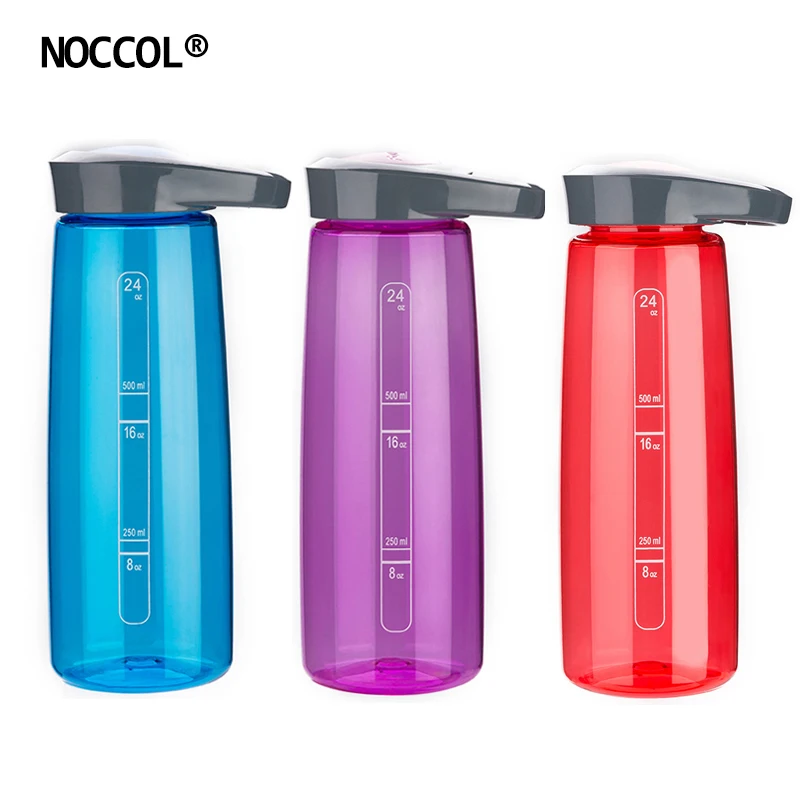 

NOCCOL 700ML Leak-Proof Water Bottle Eco-Friendly Plastic Tritan Flask Camping Cycling Bottles Outdoors Sport Drinkware BPA Free