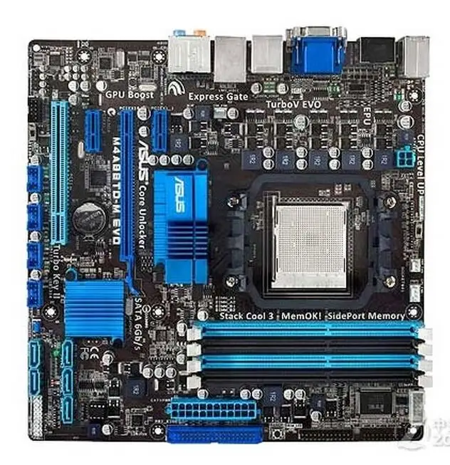 

Socket AM3 For ASUS M4A88TD-M EVO/USB3 Original Used Desktop for AMD 880G Motherboard DDR3 USB2.0 SATA2