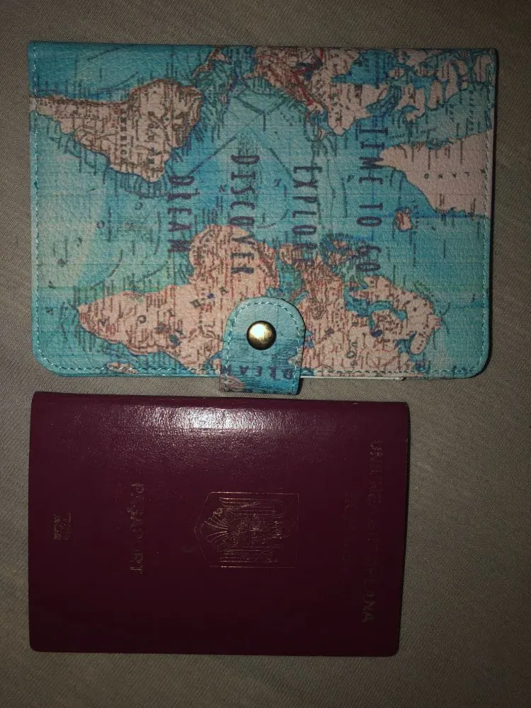 Flamingo Map Passport Covers Travel Accessories Creative PU Leather ID Bank Card Bag Men Women Passport Business Holder photo review