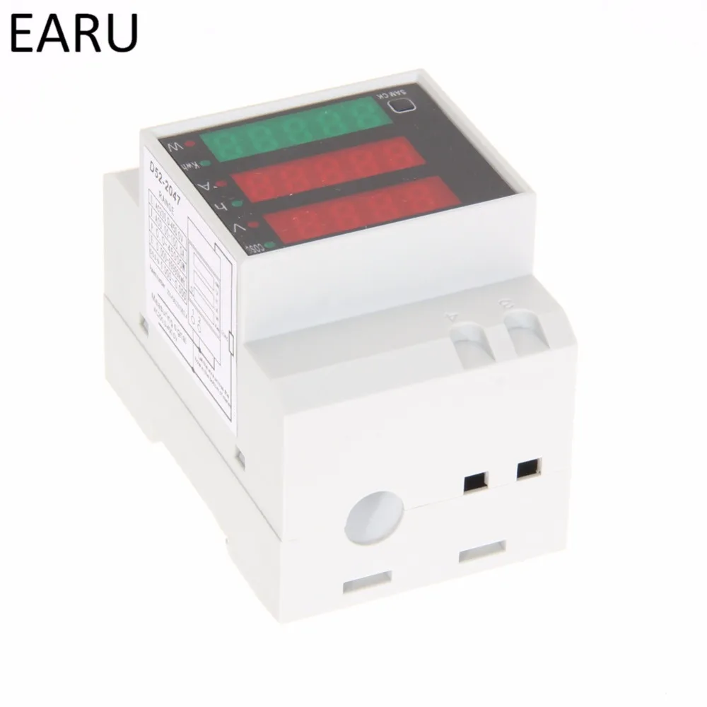 Digital-Din-Rail-Current-Voltage-Power-Ammeter-Voltmeter-Display-Meter-AC200V-450V-Easy-to-install-with (1)