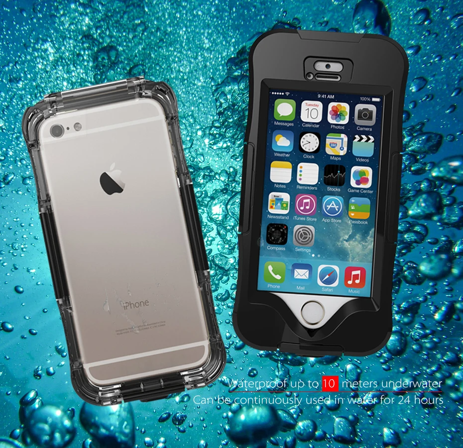 bilder für Wasserdicht Fällen für Apple iPhone SE 5 s 5 6 6 s Plus Funda Capa Coque Abdeckung IP68 10 Mt Wasserdichte Telefon Schmutz Staub Schnee Proof Shell bilder für Wasserdicht Fällen für Apple iPhone SE 5 s 5 6 6 s Plus Funda Capa Coque Abdeckung IP68 10 Mt Wasserdichte Telefon Schmutz Staub Schnee Proof Shell