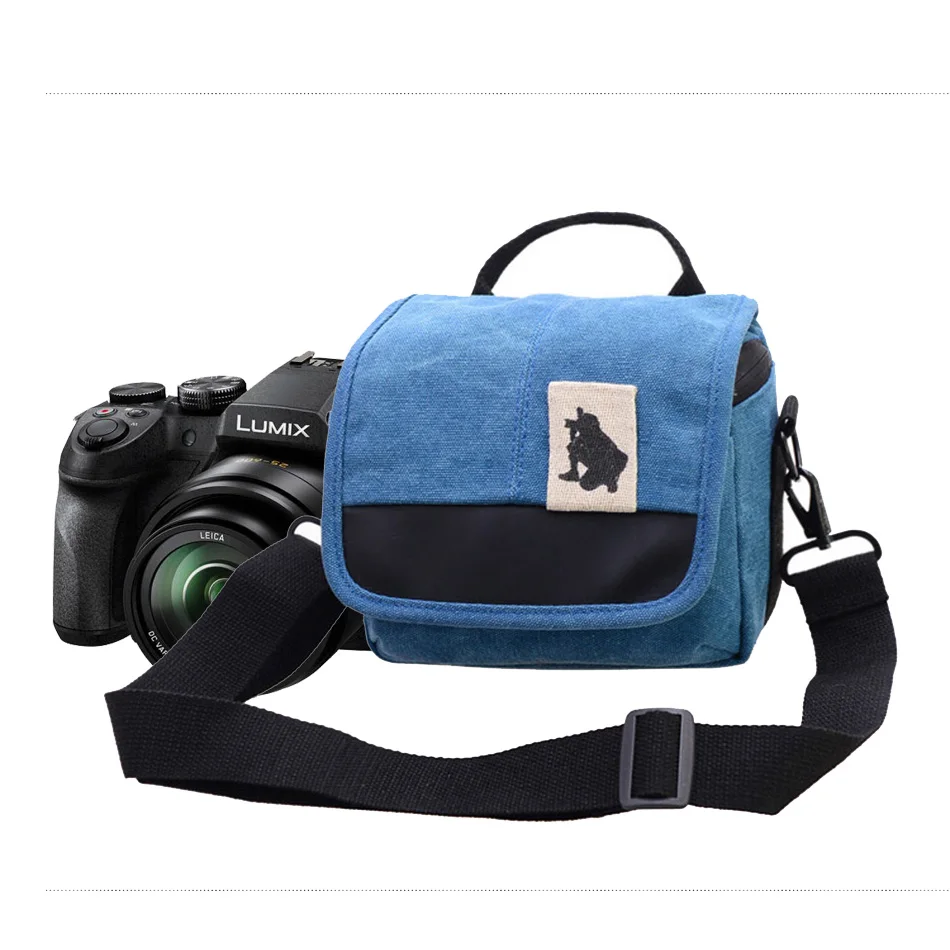 

Canvas Camera Bag Case For Panasonic LUMIX LX100 GX85 GX8 GX7 GX1 GF7 GF6 GF5 GF3 GX1 GF1 GF2 GM1 GF2 GF1 FZ70 FZ150 FZ60 LZ20