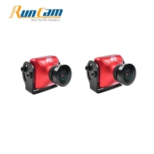 2PCS RunCam Eagle 2 800TVL CMOS 2.5mm 16:9 NTSC / PAL Switchable WDR FPV Camera Low Latency Orange Black Action Cam for RC Drone