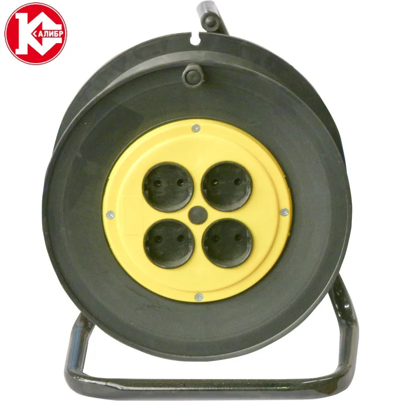 Kalibr 40 meters (2x0,75) electrical extension wire for lighting connect on the reel, cross-section 2*0.75 Kalibr 40 meters (2x0,75) electrical extension wire for lighting connect on the reel, cross-section 2*0.75