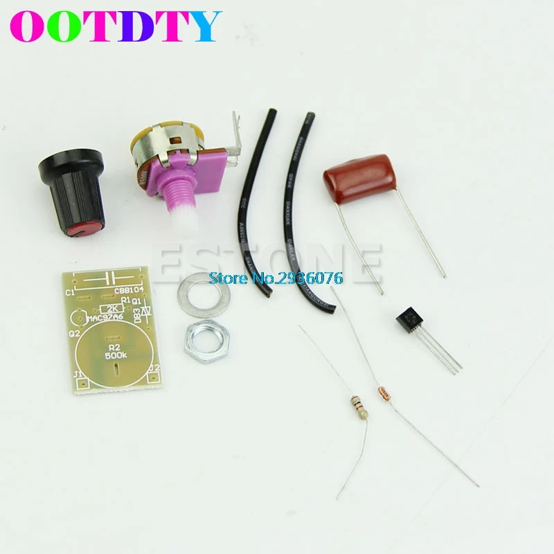 

100W Dimmer Module with Switch Speed Regulation New Module DIY Kit Components APR20_30