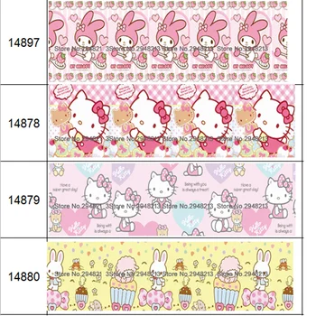 

22mm printed Japan Cartoon grosgrain ribbon 7/8inch 50yard ribbon (order $60 free shipping EMS for japanese) JJOP04