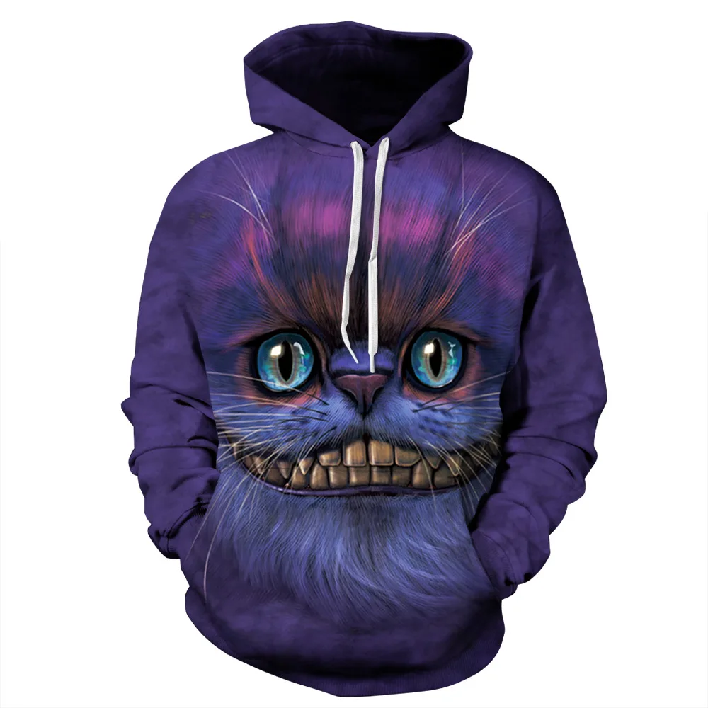 

PLstar Cosmos 2019 hip hop Cheshire Cat Drop Shipping 3D Print Fashion Hoodies Women/Men's Casual Hooded Sweatshirt Top