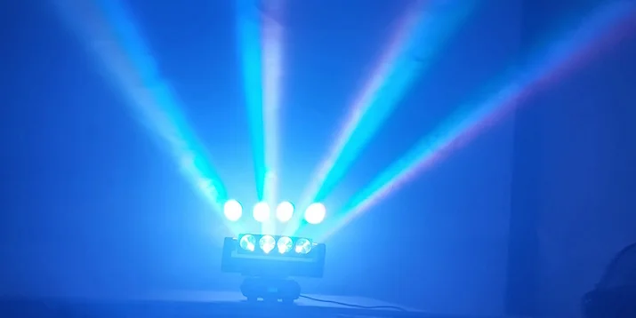 2pcs / много света привело паук свет движется головой паука rgbw 8x10w 4 в1|led spider lights|light