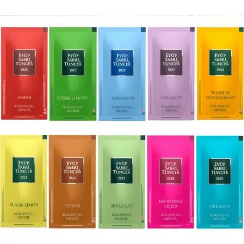 Eyup Sabri Tuncer Cologne Refreshing towel Wet Pipe Mixed Pack of 100 SALE Eyup Sabri Tuncer Cologne Refreshing towel Wet Pipe Mixed Pack of 100 SALE