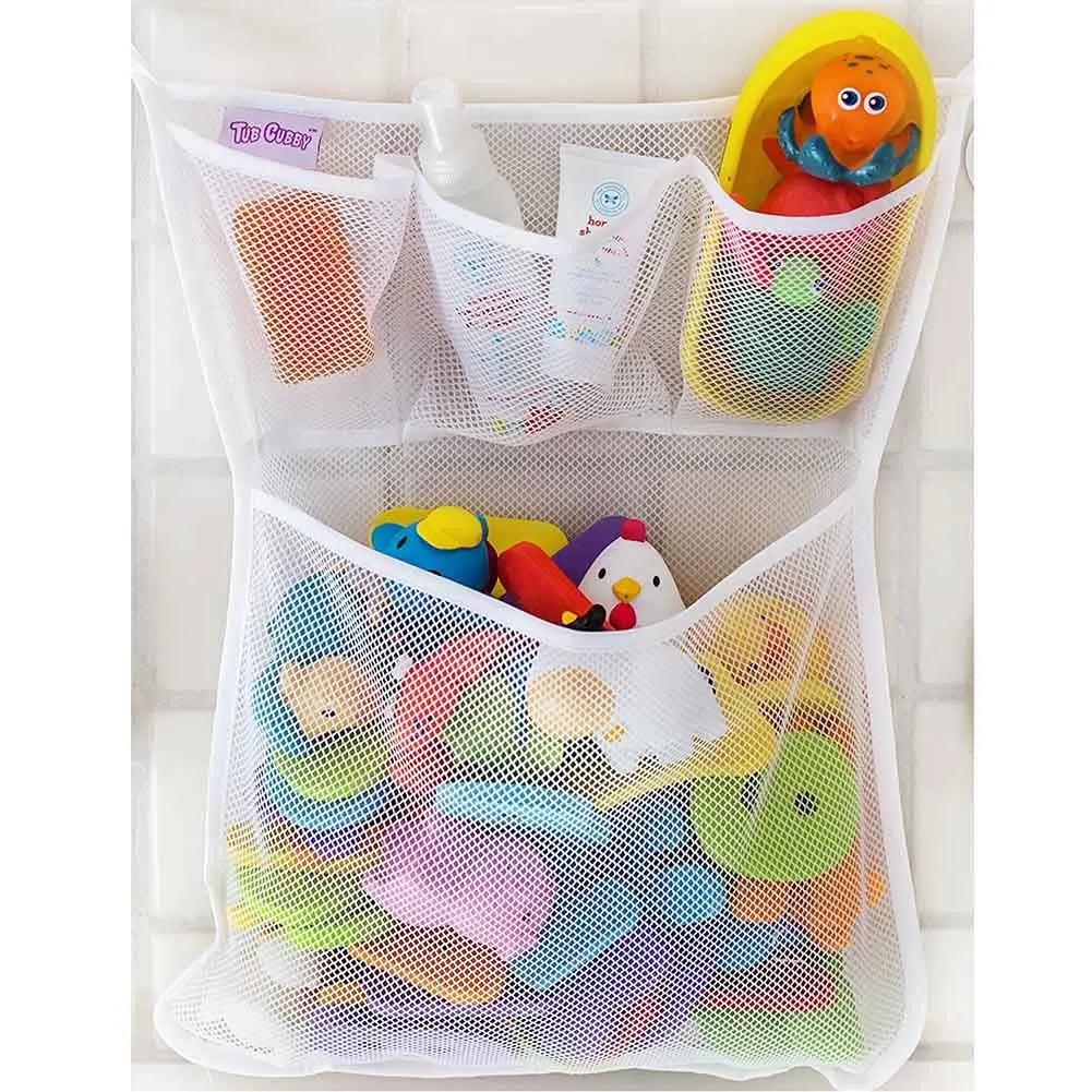 1PCS Bathroom Mesh Net Storage Bag Baby Bath Bathtub Toy Mesh Net