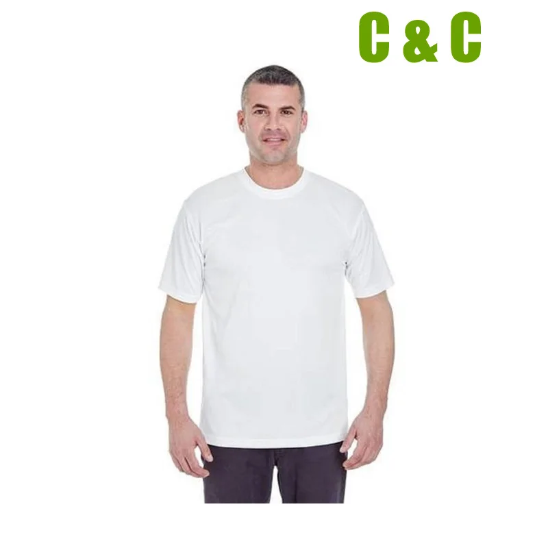 

Cotton and Polyester T-shirt Logo Customized Soft O-Neck 15% cotton 85% poly blended photo DIY t-shirt 160gsm 100 pcs mixing