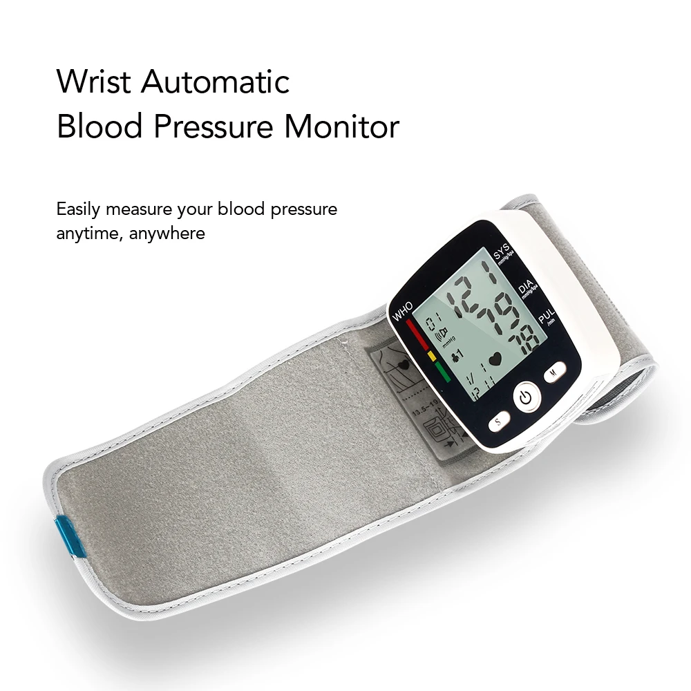 Rechargeable Digital Wrist Blood Pressure Machine
