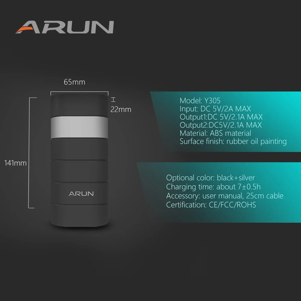 4-ARUN-Original-12500mah-Business-Design-External-Battery-Portable-Mobile-Phone-Power-Bank-Fast-Charging-For-Phones-Tablet-PC-etc