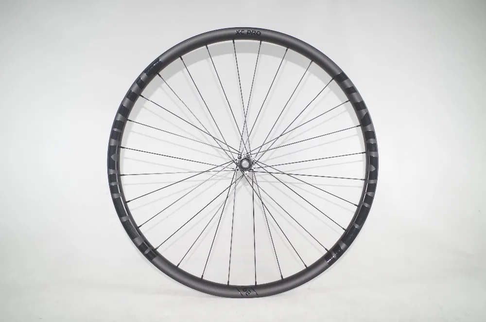 Clearance 1199g 29er MTB XC 24mm x 30mm Asymmetric Hookless Clincher Tubeless Mountain Bike Carbon Wheels 29inch Wheelset 29" 3k 12k twill 2