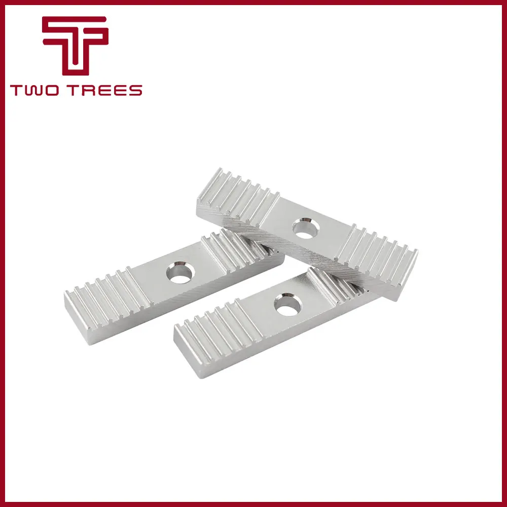 

Reprap DIY GT2 Timing Belt Fixing Piece Aluminum Alloy Tooth pitch 2mm Clamp Fixed Clip 9*40mm CNC For 3 D Printer parts