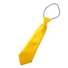 Детский желтый полиэстеровый галстук, Детский галстук