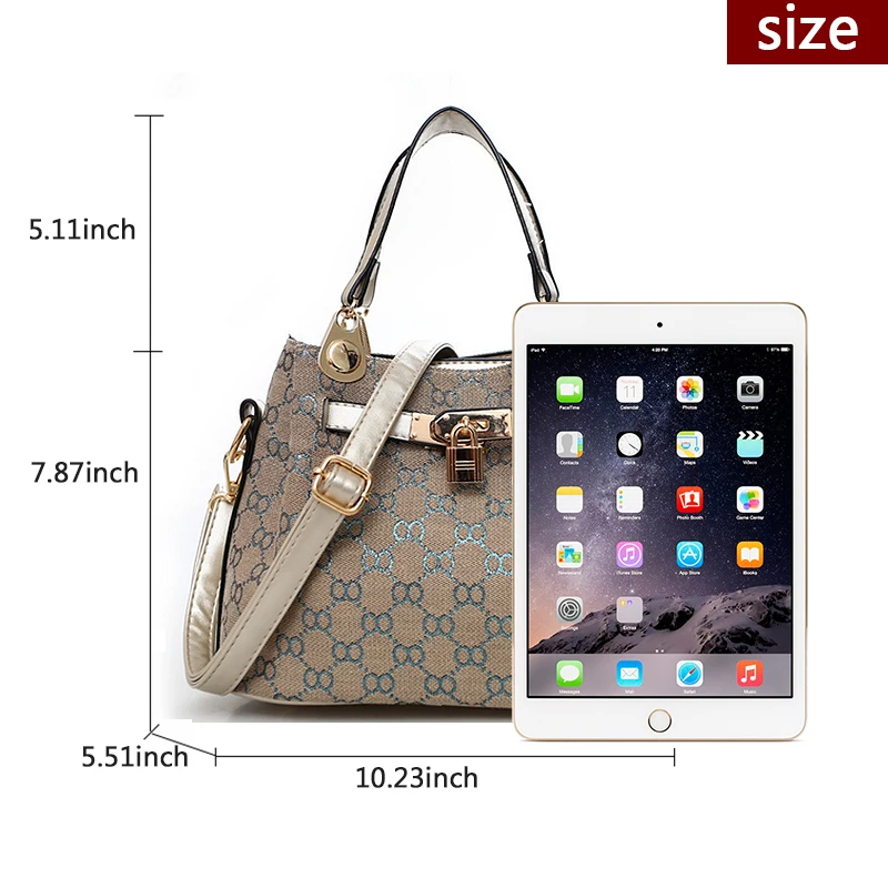 حقيبة يد نسائية جديد أزياء قماش الإناث الهندسة دلو حقيبة ذات مقبض علوي يوم براثن طباعة عارضة الكتف حقائب كروسبودي حقيبة يد نسائية جديد أزياء قماش الإناث الهندسة دلو حقيبة ذات مقبض علوي يوم براثن طباعة عارضة الكتف حقائب كروسبودي