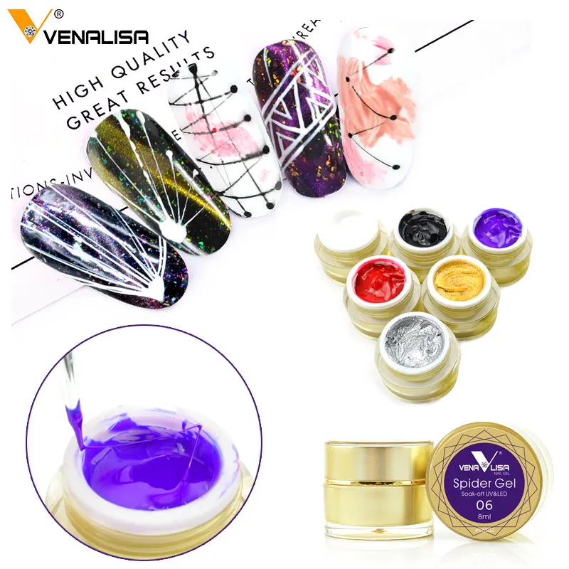 Venalisa painting gel Nail Art uv led 5ml professional nail paint gel