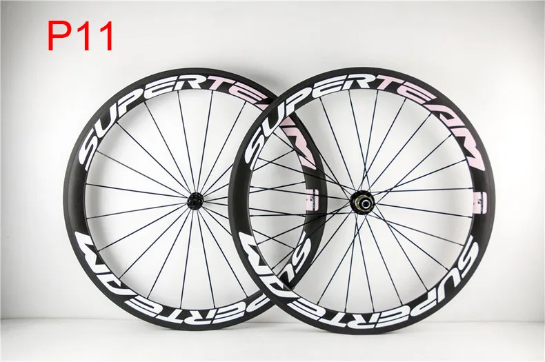 Perfect 700C Road Bike Carbon Wheels 38mm Clincher Tubular Basalt Brake carbon Bicycle Wheelset racing bike carbon fiber wheels 14