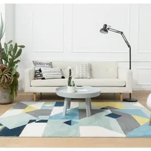 Геометрический минималистичный геометрический ковер для гостиной