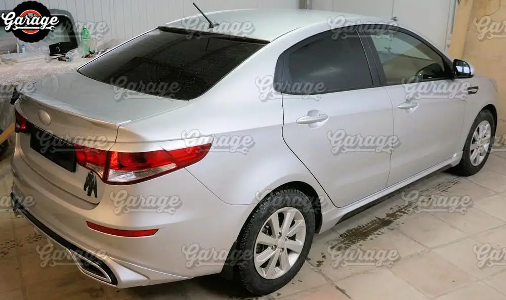 Спойлер на заднее стекло для Kia Rio 2011- ABS пластик навес Аэро крыло литье украшения автомобиля Тюнинг стиль