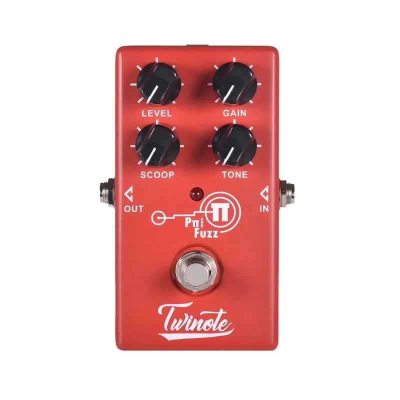 Twinote P FUZZ аналоговая Современная педаль эффектов процессор искажения высокий коэффициент усиления педаль эффектов для электрогитары металл рок аксессуары