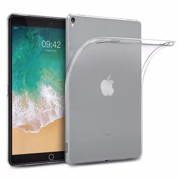 

New For Tablet apple Ipad pro 10.5 inch 2017 10.5'' Case Slim Crystal Clear TPU Silicone Protective Back Cover case Pouch