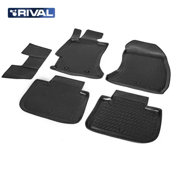 

For Subaru XV 2011-2017 floor mats into saloon 5 pcs/set Rival 15402001