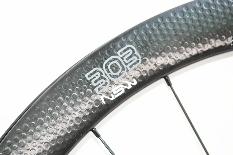 

700C Cyclocross Disk Dimple 45mm Depth 25mm Wide Disc Brake Clincher Tubular Wheelset Bicycle Carbon Road Bike Dimple Rims