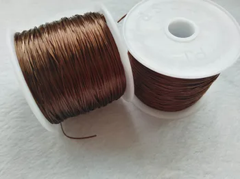 

2 Rolls 100m Elastic Thread Cord brown Black white cherry Blue Elastic Cord,Elastic Stretch Polyester String Cord For Jewelry