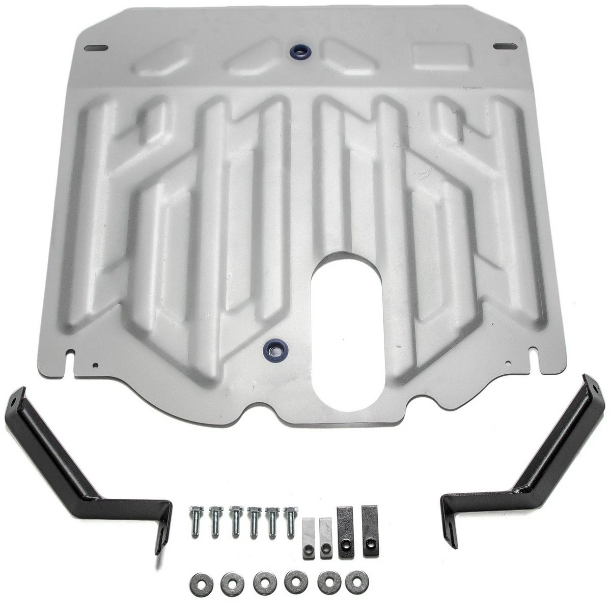 Защита картера и КПП Rival 333.2341.1 (для Hyundai Grand Santa Fe Santa Fe V - 2.2d; 3.3 2014-2016/Hyundai Grand Santa Fe V - 2.2d 2016-н.в./Hyundai Santa Fe V - 2.2d; 2.4 2012-2016/Hyundai Santa Fe V - 2.2d; 2.4 2016-н.в.)