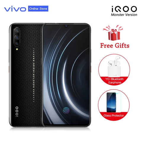 iQOO 6 41   Super AMOLED Mobile Phone NFC Snapdragon 855 4000mAh Big Battery 44W SuperCharge Samurai black Game Smartphone