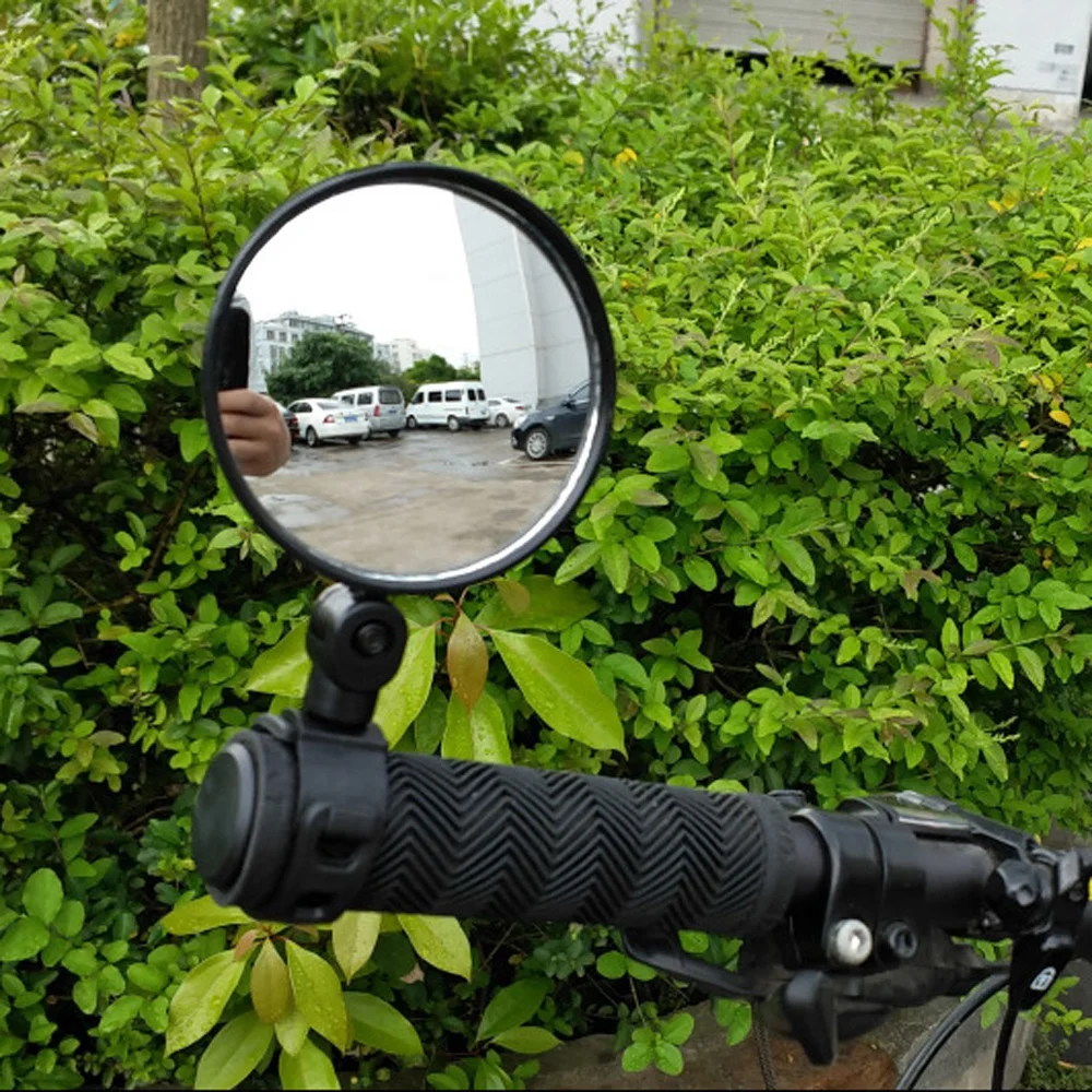Hot Rotate Bicycle Cycling Bike Back Rear View Handlebar Safety Rearview Mirror