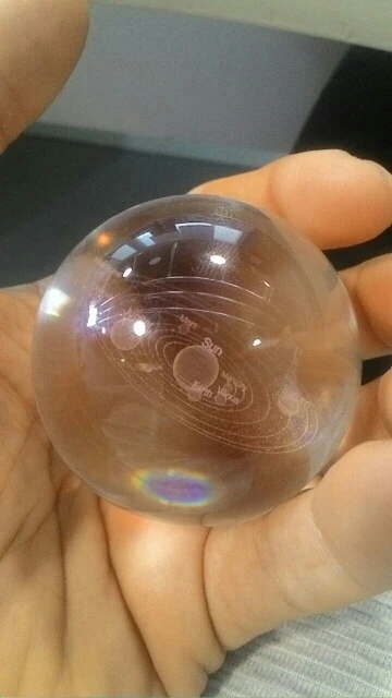 3d Crystal Ball Our Solar System Getin2it