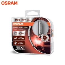 Ксеноновая лампа OSRAM XENARC NIGHT BREAKER LASER D2S цвет белый 48В 35Вт 4200К срок службы 4000ч(2 шт