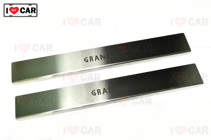 Для Mitsubishi Grandis 2003 дверные пластины для порогов из нержавеющей стали Защитная