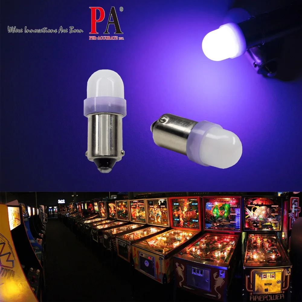 PA светодиодный 50 шт. x #1893 #44 #47 #1847 BA9S 2SMD 2835 Светодиодный светильник для приборной