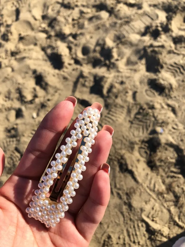 Barrette Perles Fantine - Argent photo review