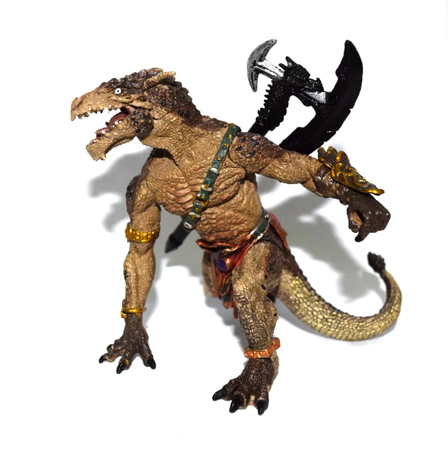 

Papo Mytical Dragon Warrior Sword Missing Statue Figure Figurine