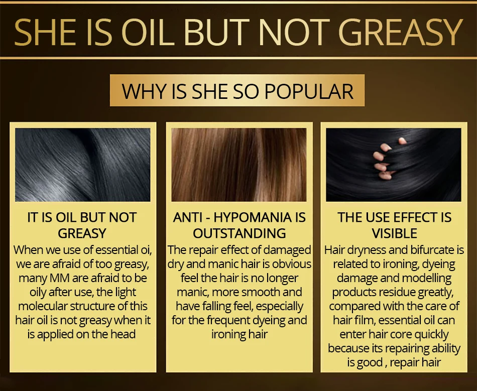 Beacuir crescimento do cabelo produtos essência óleo