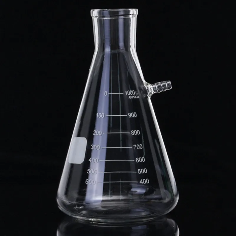 Goedkoop Kicute 1 Set 1000ml Vacuüm Zuig Filtratie Apparaat Buchner Trechter Borosilicaatglas Trechter Kolf School Laboratorium Benodigdheden