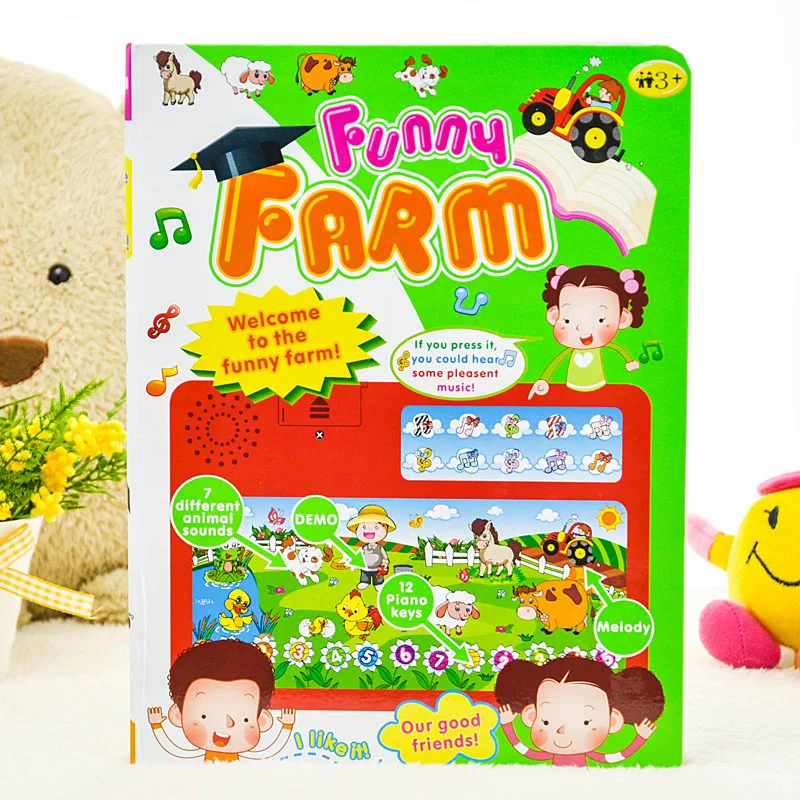 

English Language Children's Tablet Computer For Kinds Learning Book Educational Toys Learning Machine with Music, Knowledge 2