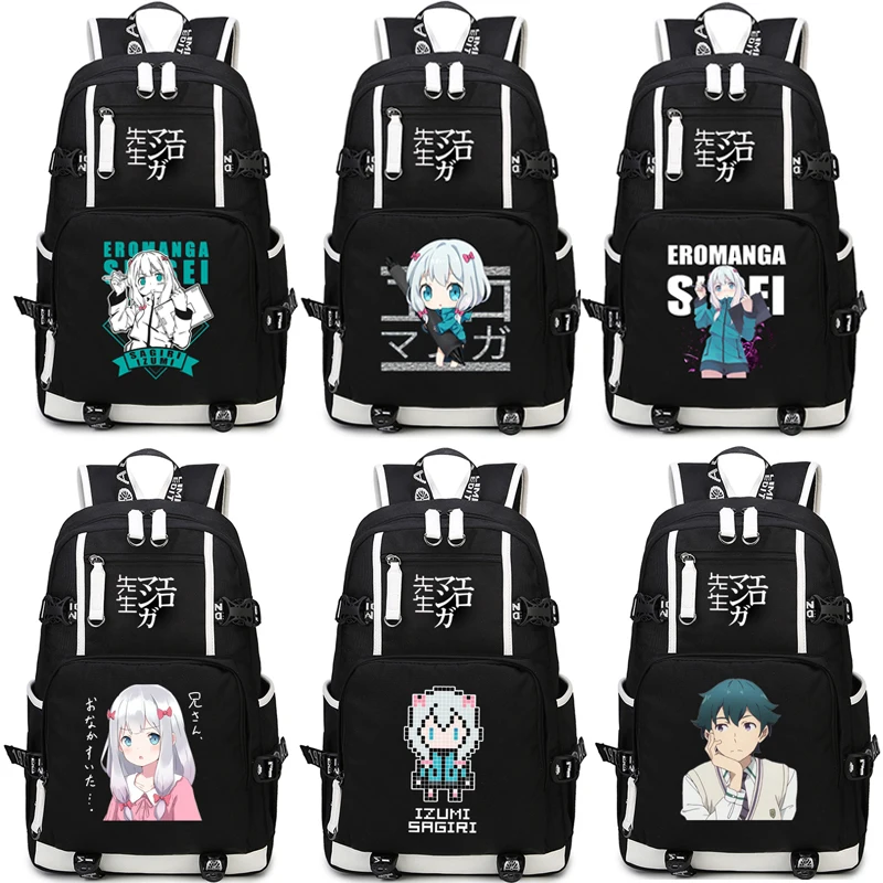 

Anime Eromanga Sensei Cosplay Backpack Sagiri Izumi Bags Student School Bag Travel Bag men Computer women package