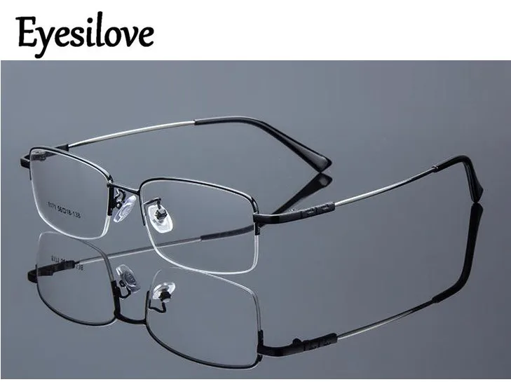 

Eyesilove metal Finished myopia glasses Nearsighted Glasses prescription glasses memory titanium myopia eyewear -0.50 to -8.0