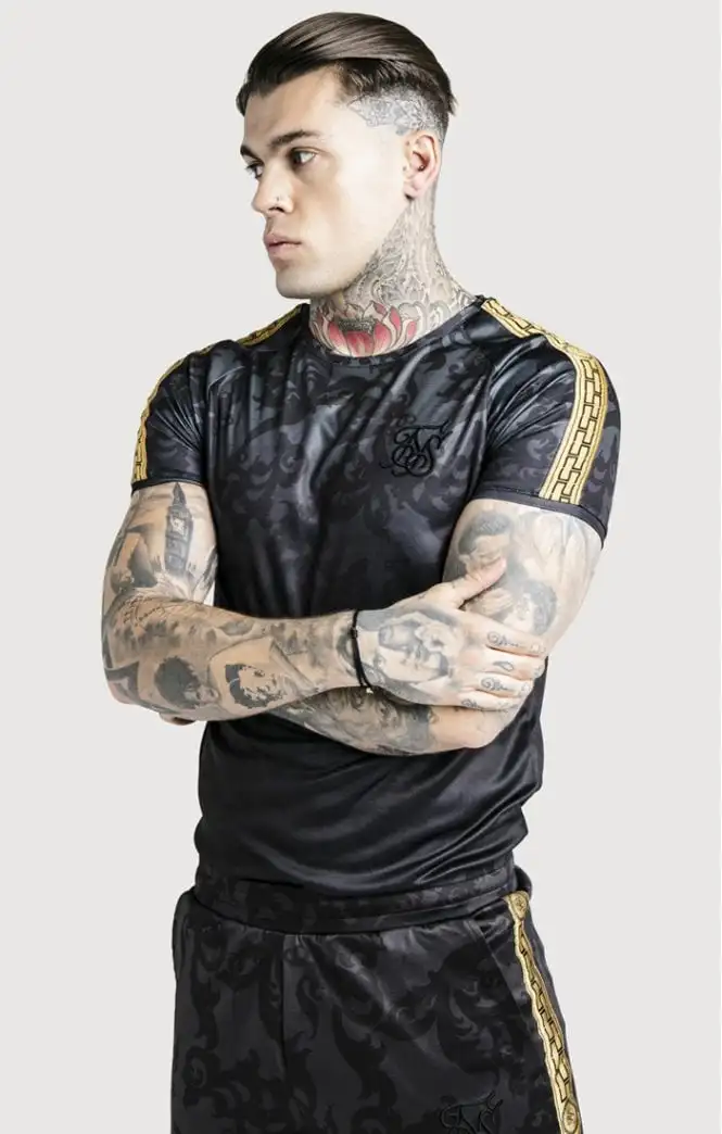 SikSilk x Dani Alves Спортивная Футболка-черный