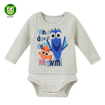 

KEYING Newborn Baby Girls Bodysuits Cartoon Baby Body Boy Cotton Long Sleeve Infantil Baby Menino Girl Bodysuit Baby Winter