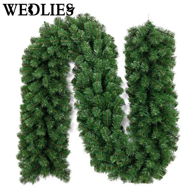 2 7m Green Christmas Tree Garland Pine Wreaths Artificial Plants 2 7m Green Christmas Tree Garland Pine Wreaths Artificial Plants Navidad Party Ornaments Decorations For