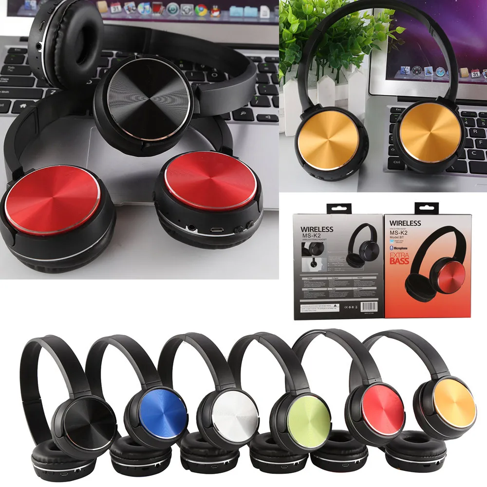 

Adjustable Over-Ear wireless headphones BT4.1 Stereo Headset Compatible with most smartphones and other Bluetooth devices